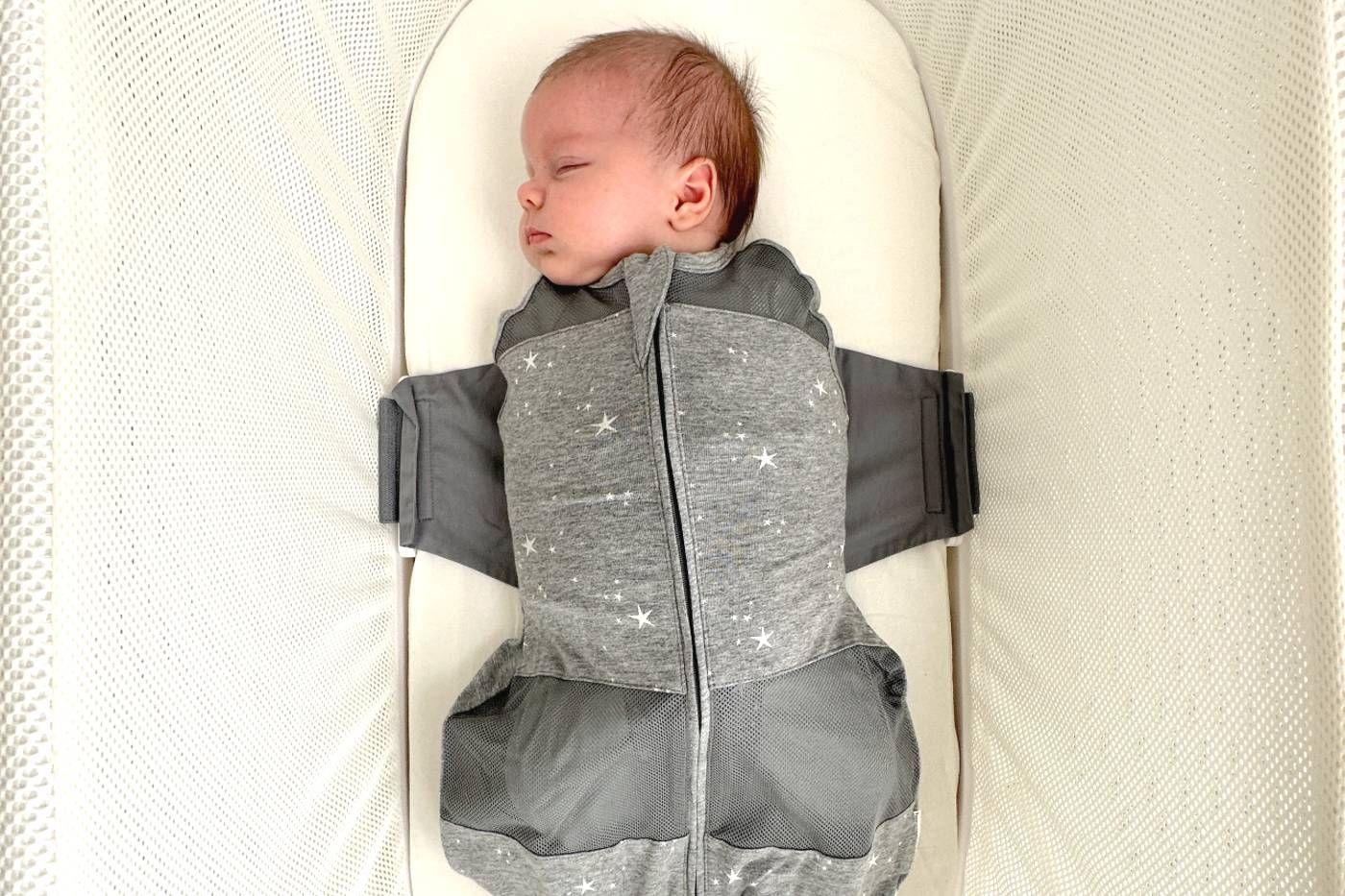 baby napping in SNOO